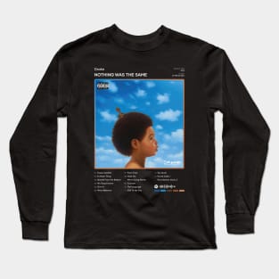 Drake - Nothing Was The Same Tracklist Album Long Sleeve T-Shirt